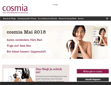 Tablet Screenshot of cosmia.de